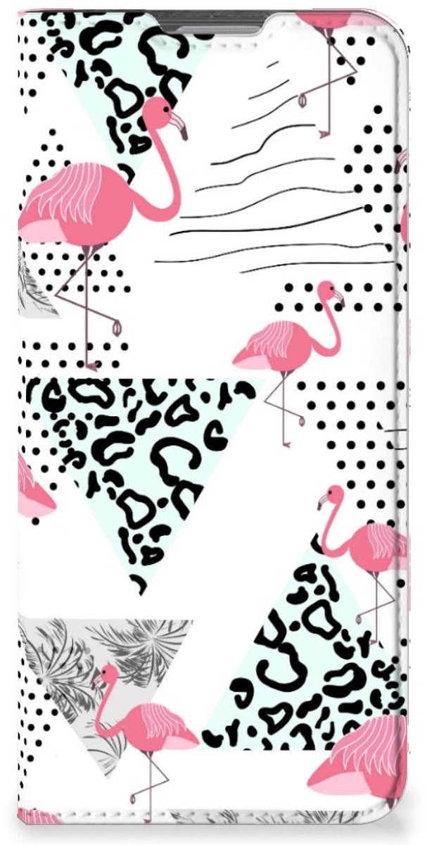 OPPO Reno8 Lite Hoesje maken Flamingo Triangle