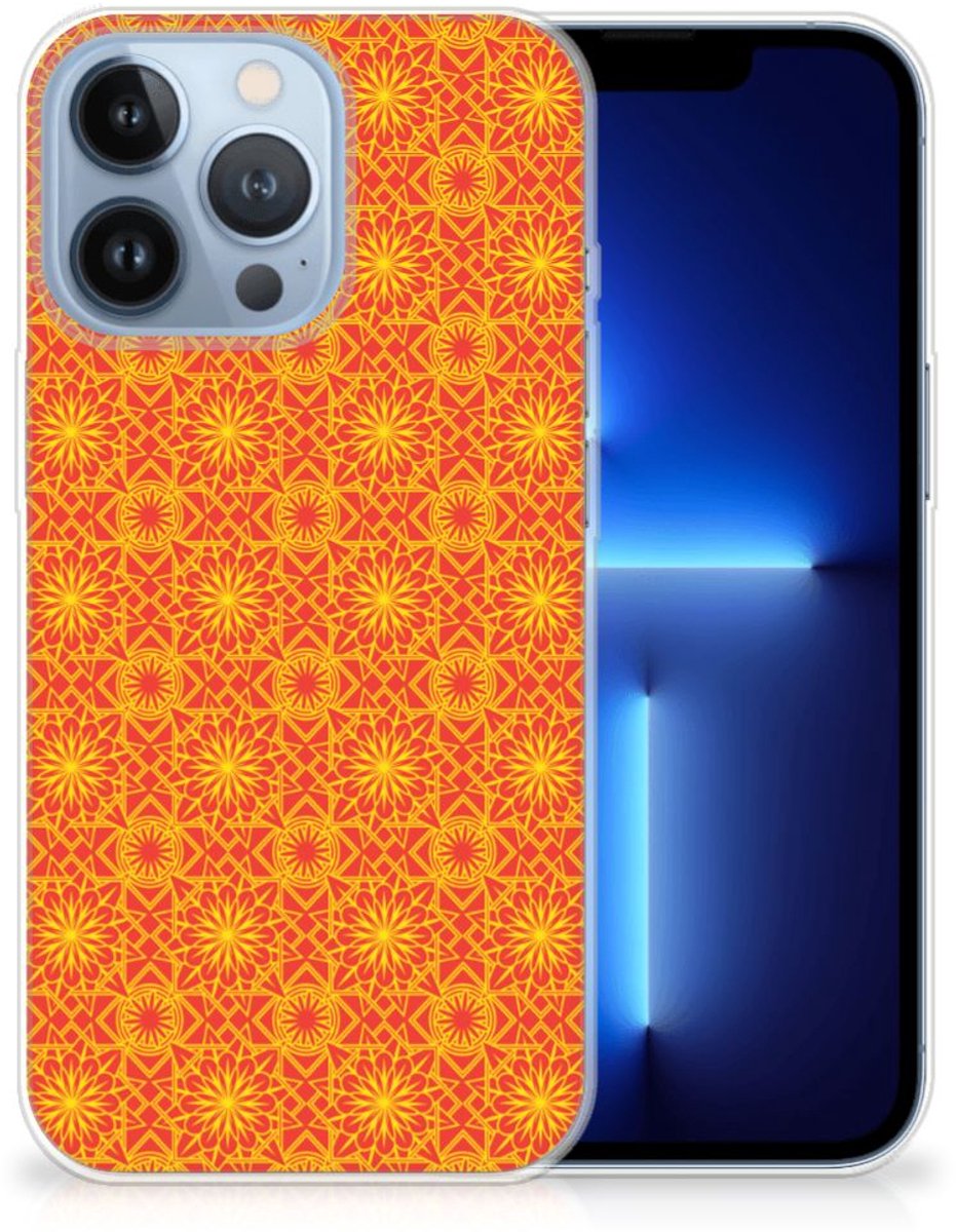 Apple iPhone 13 Pro TPU bumper Batik Oranje