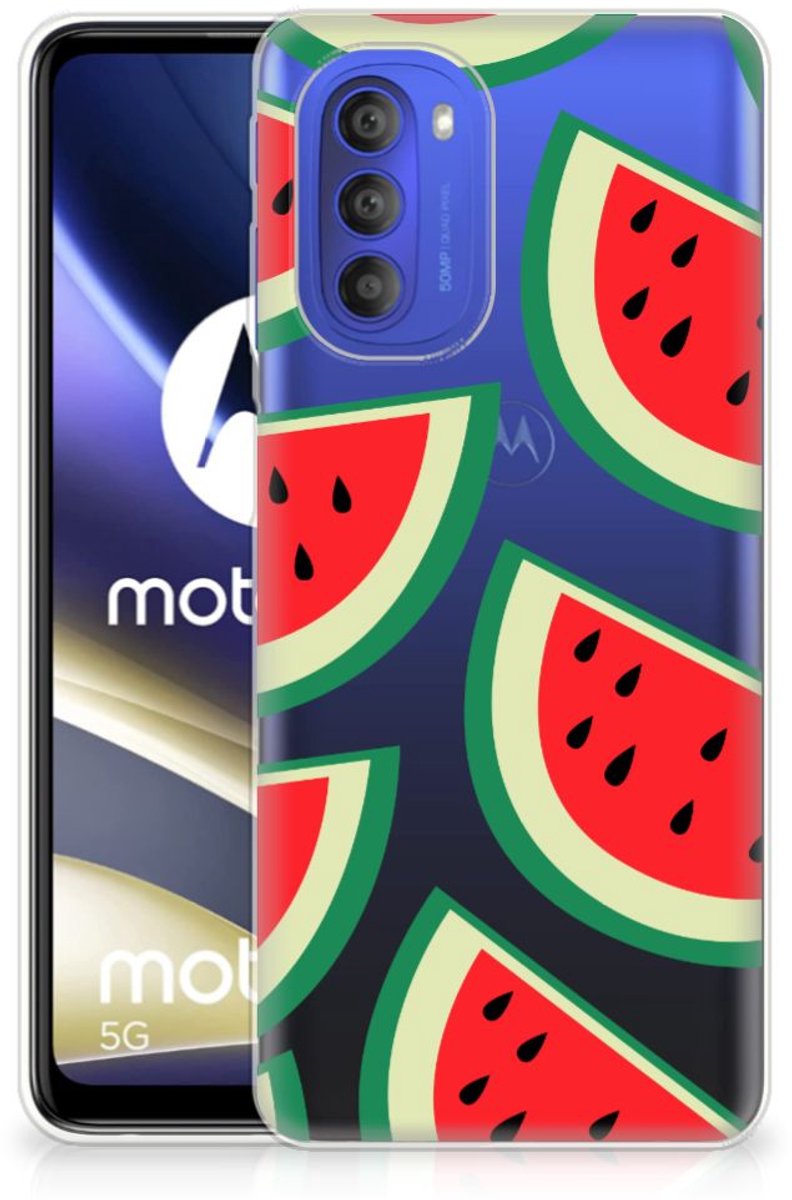 Motorola Moto G51 5G Siliconen Case Watermelons