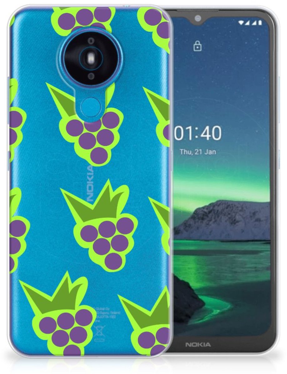 TPU Hoesje voor Nokia 1.4 Siliconen Case Druiven
