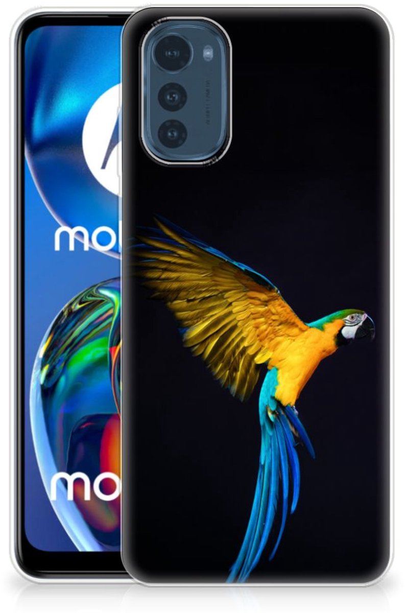 Motorola Moto E32/E32s TPU Hoesje Papegaai
