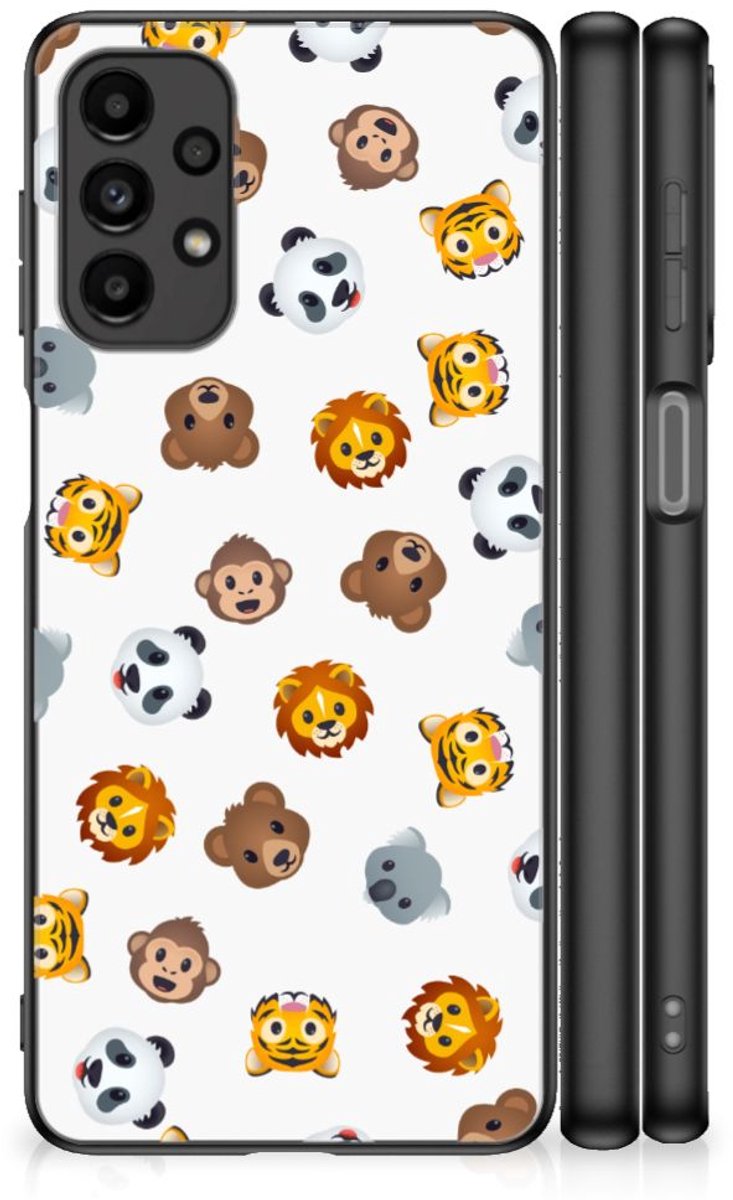 Back Case voor Samsung Galaxy A13 4G Dieren Emojis