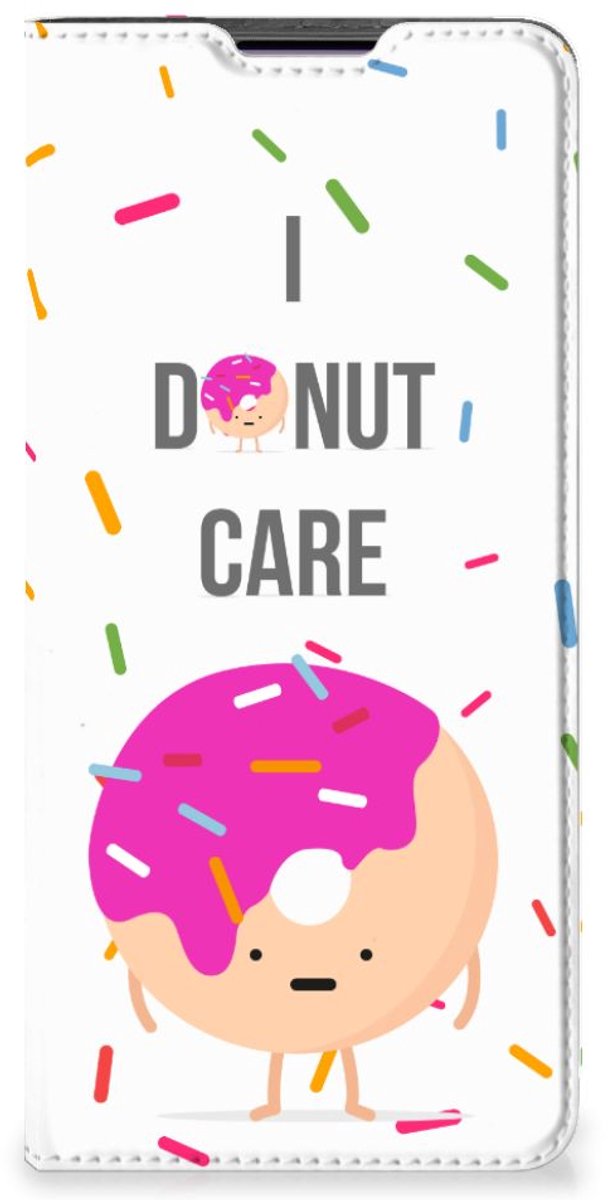 Motorola Edge 30 Pro Flip Style Cover Donut Roze