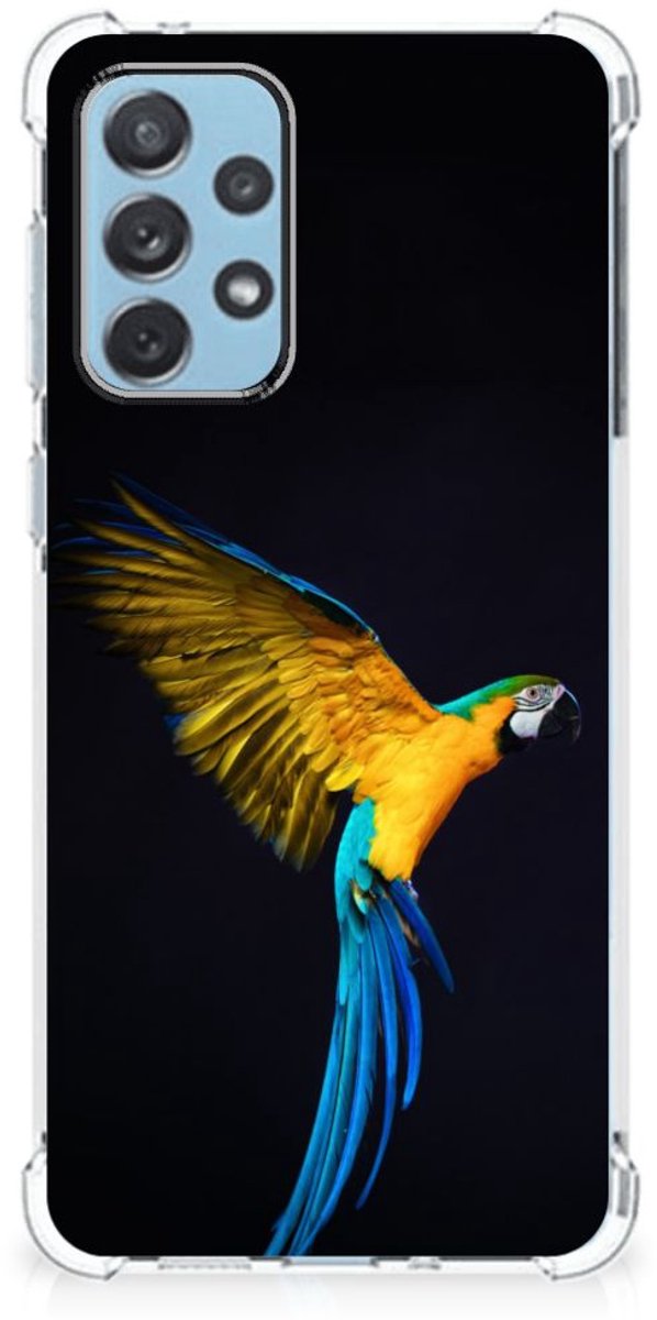 Samsung Galaxy A73 Case Anti-shock Papegaai