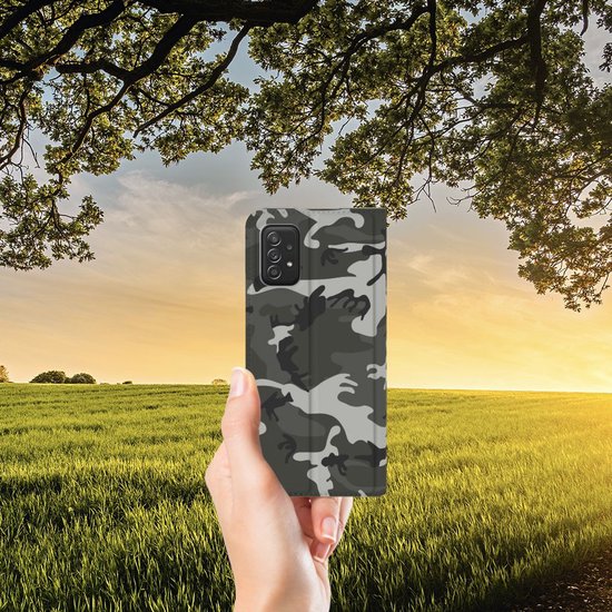 Étui de téléphone cadeau pour lui Samsung Galaxy A03s Phone Bag Army Light