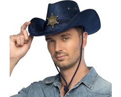 Boland - Hoed cowboy Tennessee - 59 - Volwassenen - Unisex - Western - Sheriff - Wild west