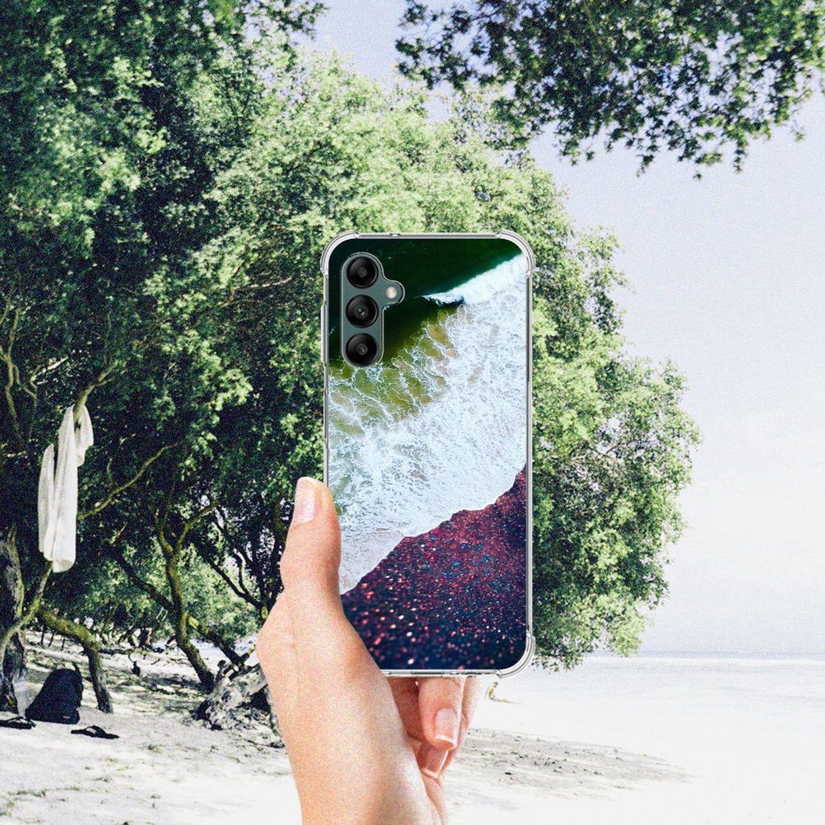 Samsung Galaxy A14 5G/4G Shockproof Case Sea in Space