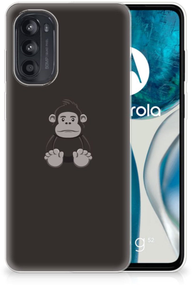 Motorola Moto G52/G82 Telefoonhoesje met Naam Gorilla