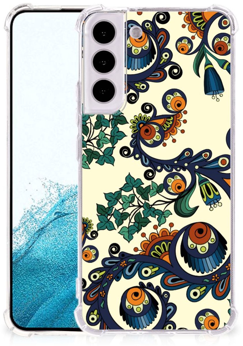 Anti Shock Case Samsung Galaxy S22 Plus Barok Flower