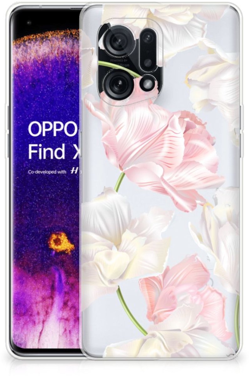 OPPO Find X5 TPU Case Lovely Flowers