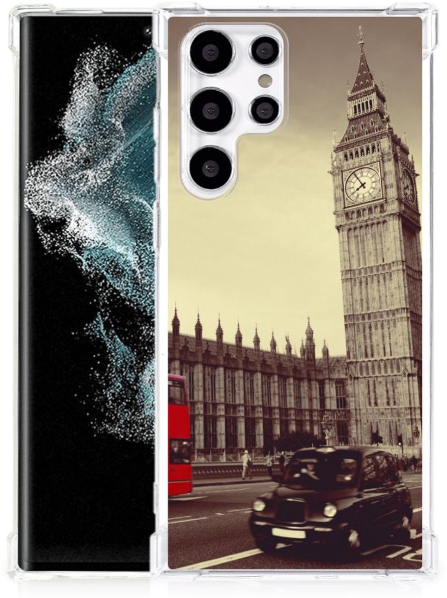 Samsung Galaxy S22 Ultra Telefoonhoesje met valbescherming Londen