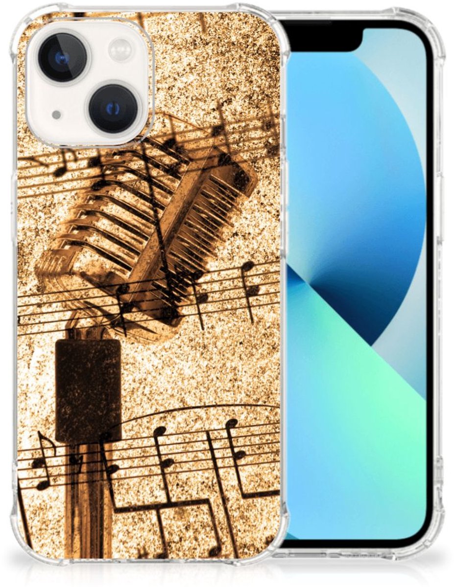 iPhone 13 Anti-shock Hoesje met foto Bladmuziek