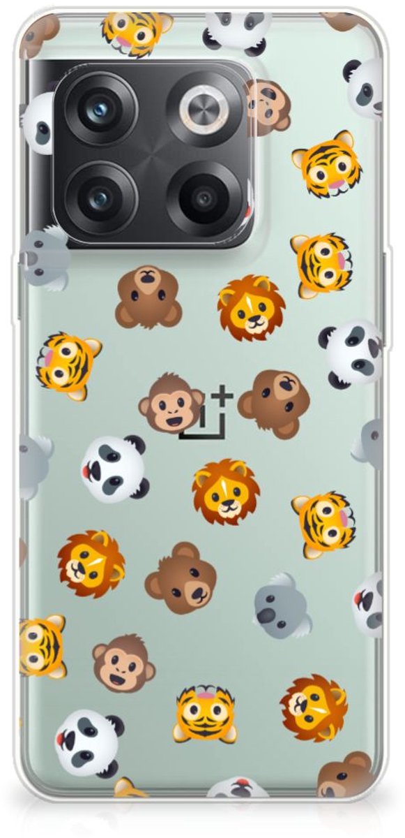 TPU bumper voor OnePlus 10T Dieren Emojis