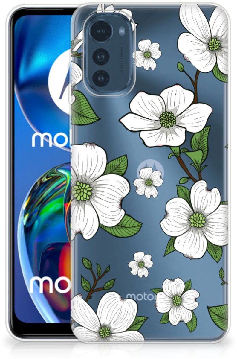 Motorola Moto E32/E32s TPU Case Dogwood Flowers