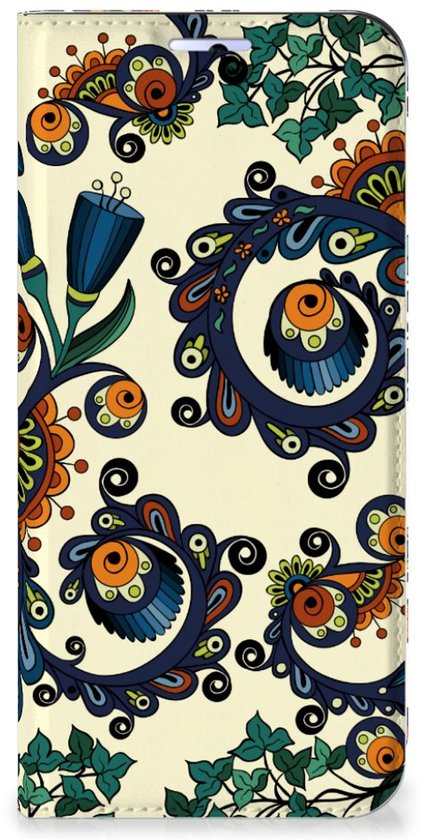 Coque Motorola Moto G31 | G41 Bookcase Baroque Fleur