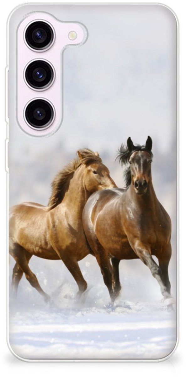 Samsung Galaxy S23 TPU Hoesje Paarden