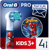 Bol.com Oral-B Pro Kids Opzetborstels - Met Spider-Man - 4 Stuks aanbieding