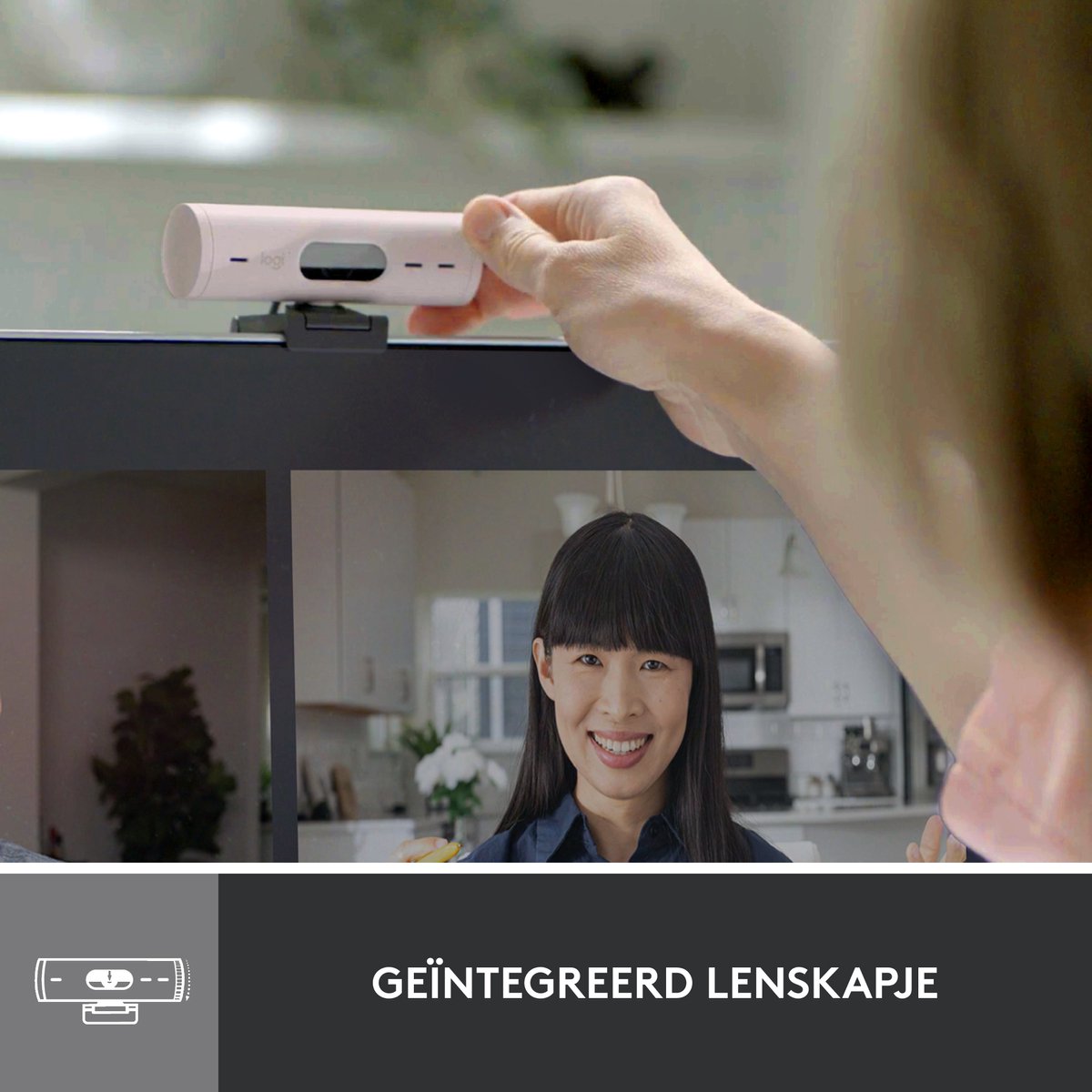 Logitech Brio 500 - Full HD webcam met automatische framing thumbnail 4
