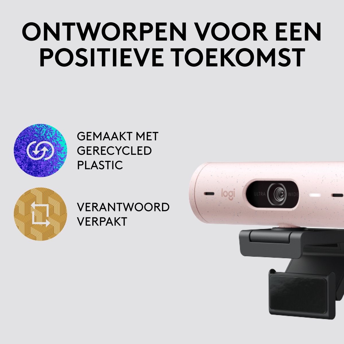 Logitech Brio 500 - Full HD webcam met automatische framing thumbnail 5