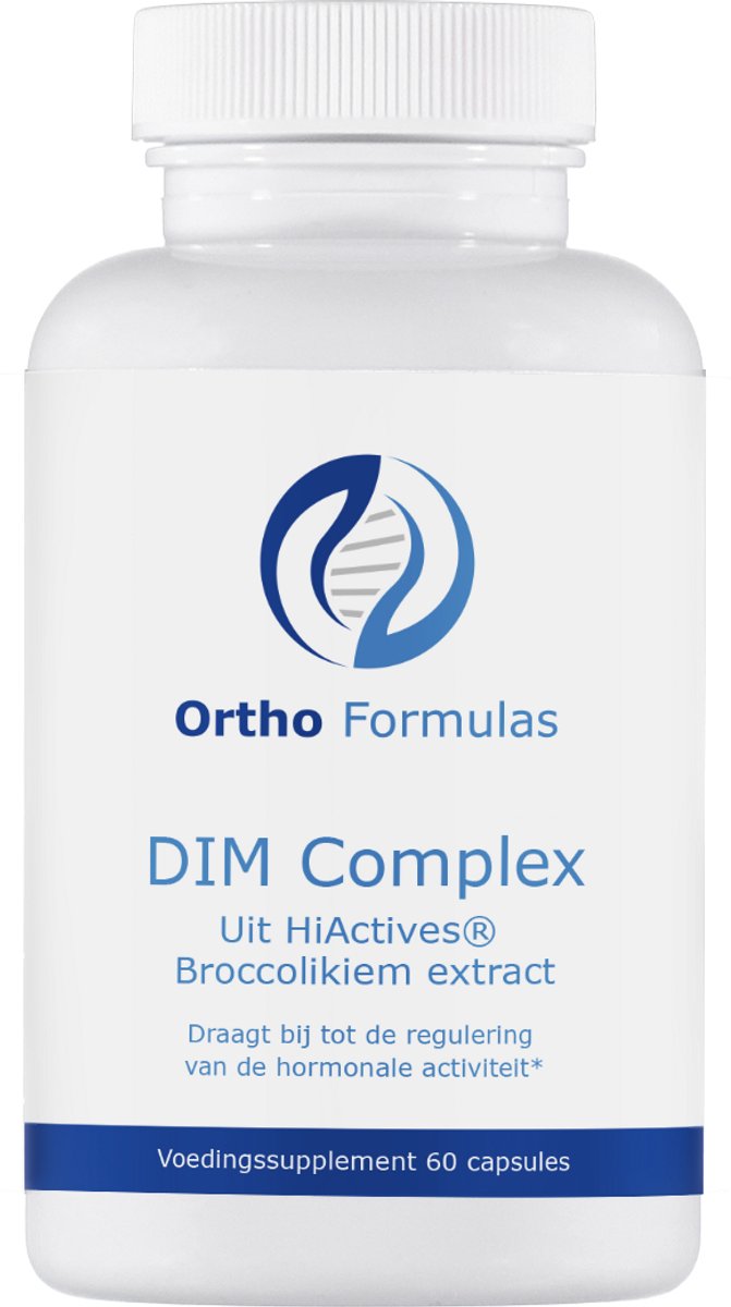 Goedkoopste DIM Complex Vrouw – Hormoonbalans & Leverreiniging – Broccoli Extract (HiActives), Curcuma, Folaat – Vegan – 60 capsules