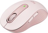 Bol.com Logitech Signature M650 - Draadloze Muis - Rechtshandig - Roze aanbieding