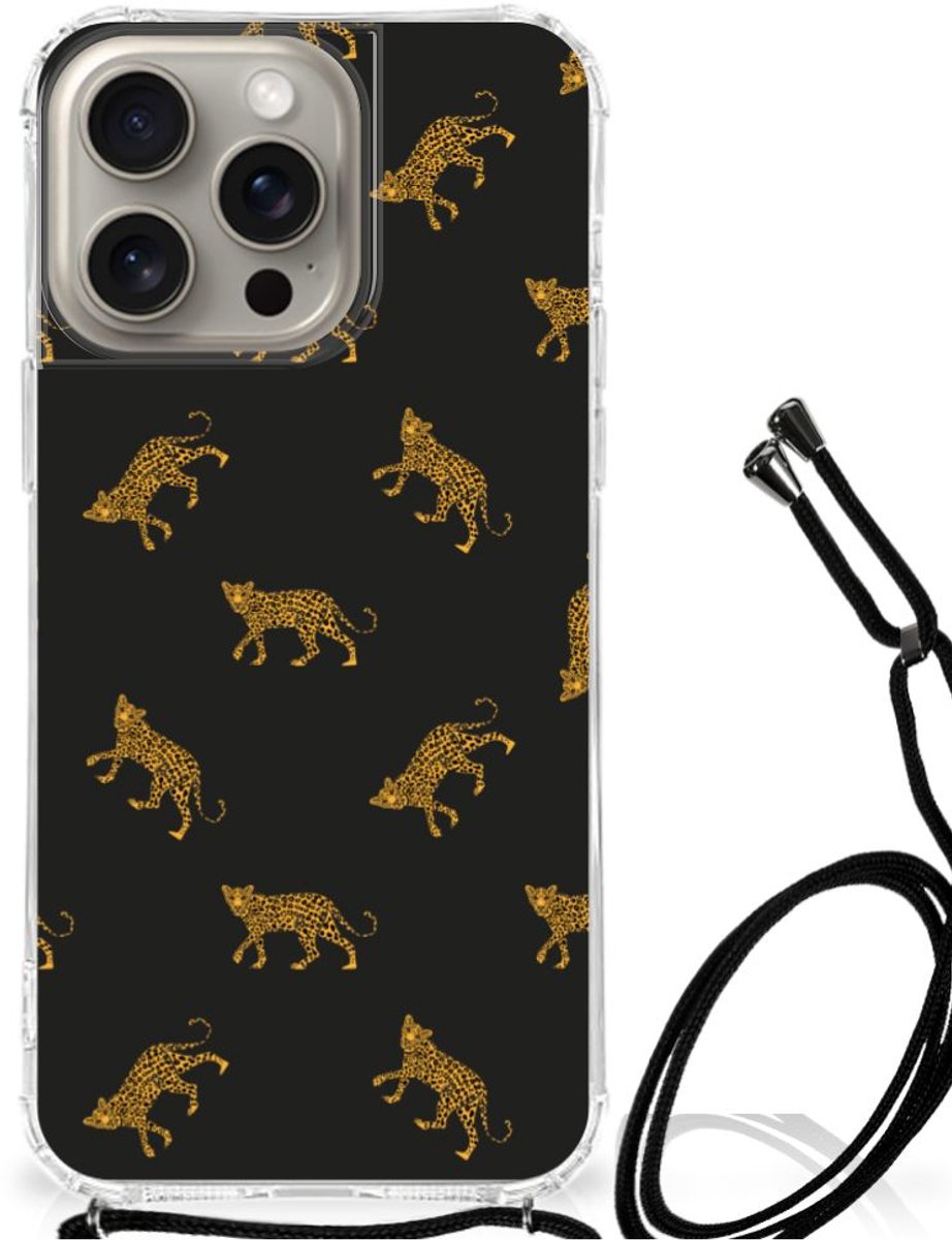Case Anti-shock voor iPhone 15 Pro Max Leopards