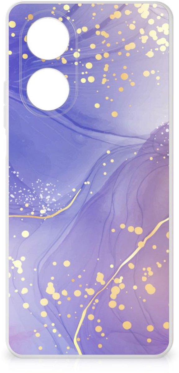 Hoesje maken voor OPPO A58 4G Watercolor Paars