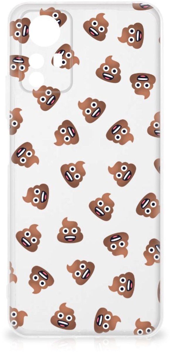TPU bumper voor Xiaomi Redmi Note 12S Poep Emojis