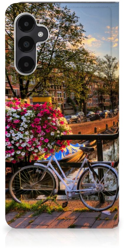 Étui à rabat pour Samsung Galaxy A05s, Amsterdam Canals