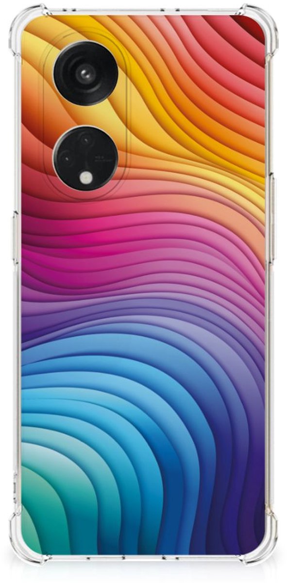 Shockproof Case voor OPPO Reno8 T 5G Regenboog