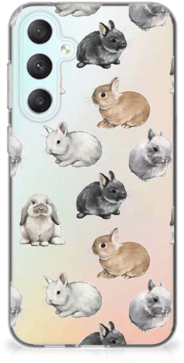 TPU Hoesje voor Samsung Galaxy S23 FE Konijntjes