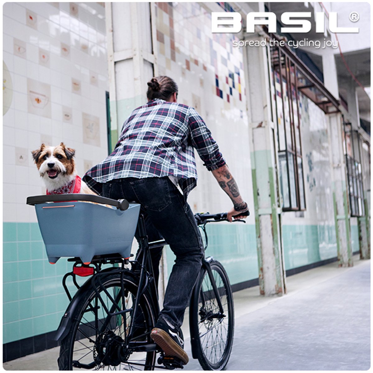 Panier Pour Chien Basil Buddy - Taille Moyenne - Jean Délavé