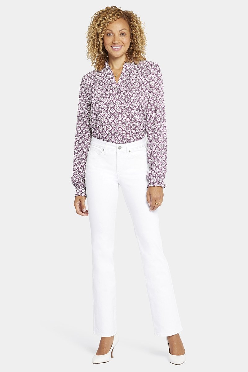Barbara Bootcut Jeans Wit Premium Denim (Petite)