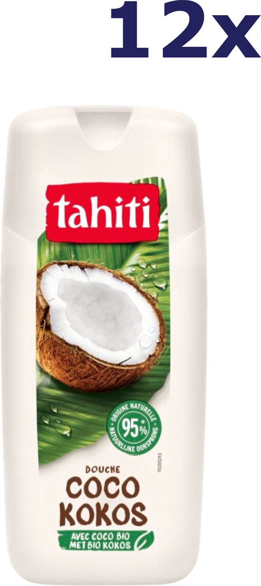 12x Tahiti Douchegel - 300ml - kokos