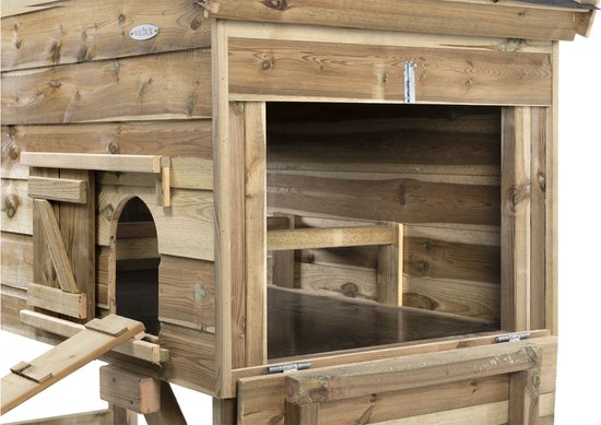 Wood Selections Clapier à lapin Jasper XL - Clapier extérieur à lapin - Enclos à lapin - Cage à lapin - Cage de nuit pour lapin - Niche à lapin - Dierenverblijf - Lapins