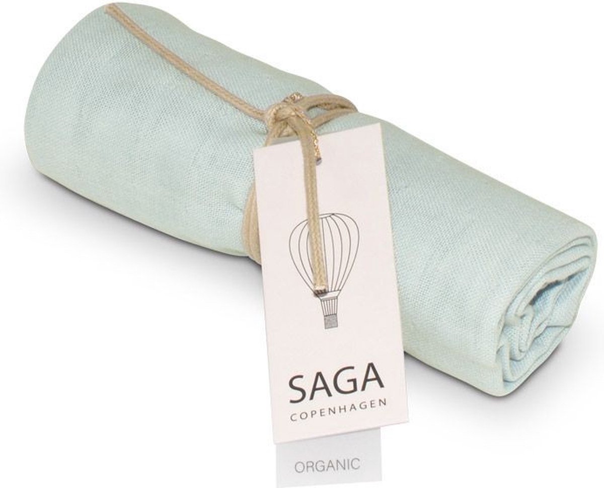 Saga Copenhagen | Hydrofiele doek Vidar 70x70cm Mint