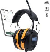 Protection auditive Soul Taine avec Radio - DAB + - Cache-oreilles avec entrée Bluetooth et AUDIO - Rechargeable - Sac inclus - Oranje | EAR-20-O
