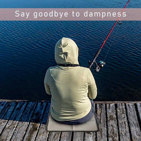 Coussins de siège outdoor 2 pièces – Tapis portable résistant à l'humidité avec sacs de rangement – ​​Accessoires de pique-nique dans le parc – Convient pour le camping et la randonnée.