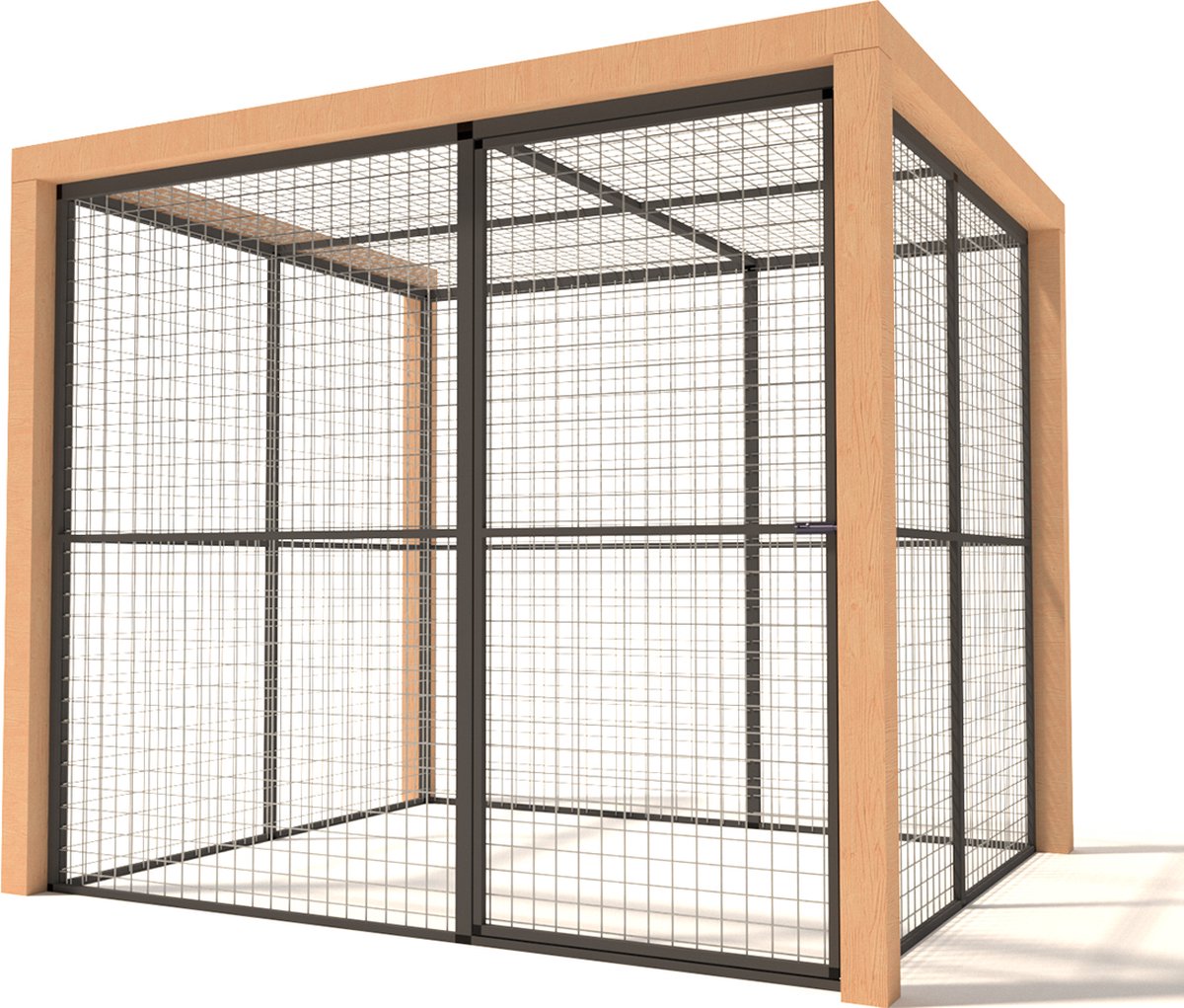 Wood Selections Konijnenhok Olivia - Konijnenhok voor buiten - Konijnenren - Konijnenkooi - Nachthok konijn - Konijnenhuis - Dierenverblijf - Konijnen