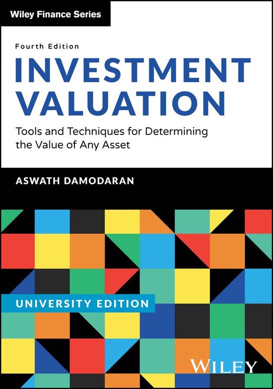 Investment Valuation, University Edition - cover