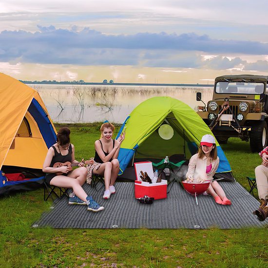 Voortent tapijt Antraciet campingtapijt Voortenttapijt - 300*500cm tent tapijt - Tenttapijt - HDPE Tapijt van Merkloos — afbeelding 5