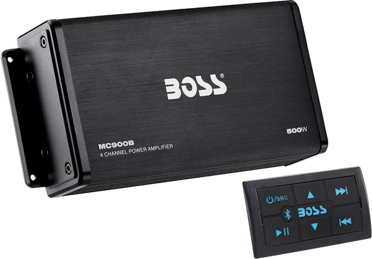 Boss Marine MC900B 500 Watt Bluetooth Versterker inclusief Afstandsbediening