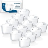 Bol.com Waterfilterpatronen compatibel met BRITA MAXTRA+ Style Marella Elemaris XL Fun - verpakking van 12 - AQUAMAX aanbieding