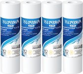 Bol.com Grote Blauwe Sediment Vervanging Waterfilters 5 Micron 10 "x 2.5" Cartridge 4 Pack - Compatibel met Diverse Waterfiltrat... aanbieding