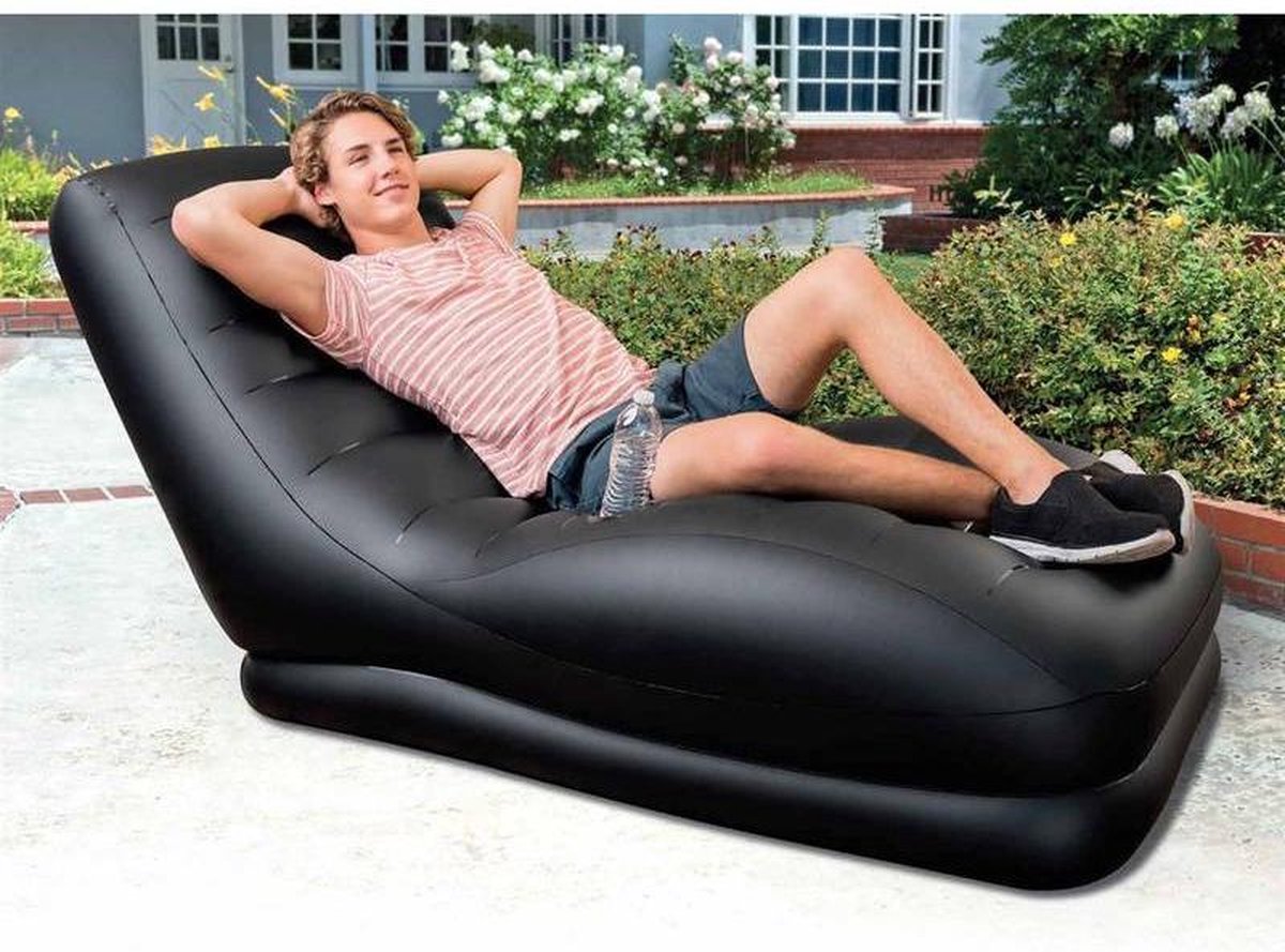 Luxe Intex Mega Lounge stoel bank - opblaasbare stoel/bank - camping tuin  woonkamer... | bol.com