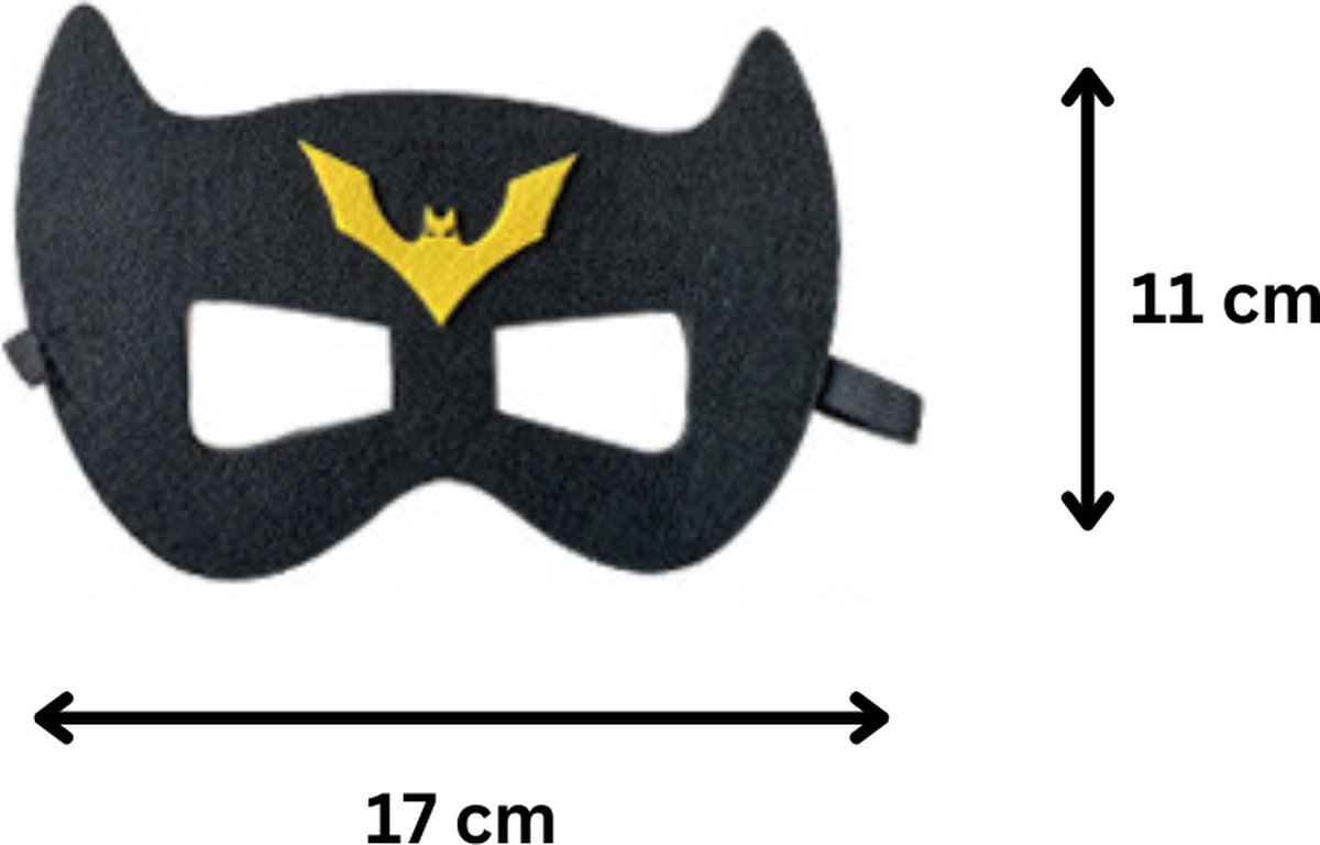 Joya Kids® Set van 2 Spinnen en Vleermuis Superheld Cape en Masker Set | Superhelden verkleedpak Spider en Bat | Spider en Bat pak | Cape | Masker | Kostuum jongens — afbeelding 6