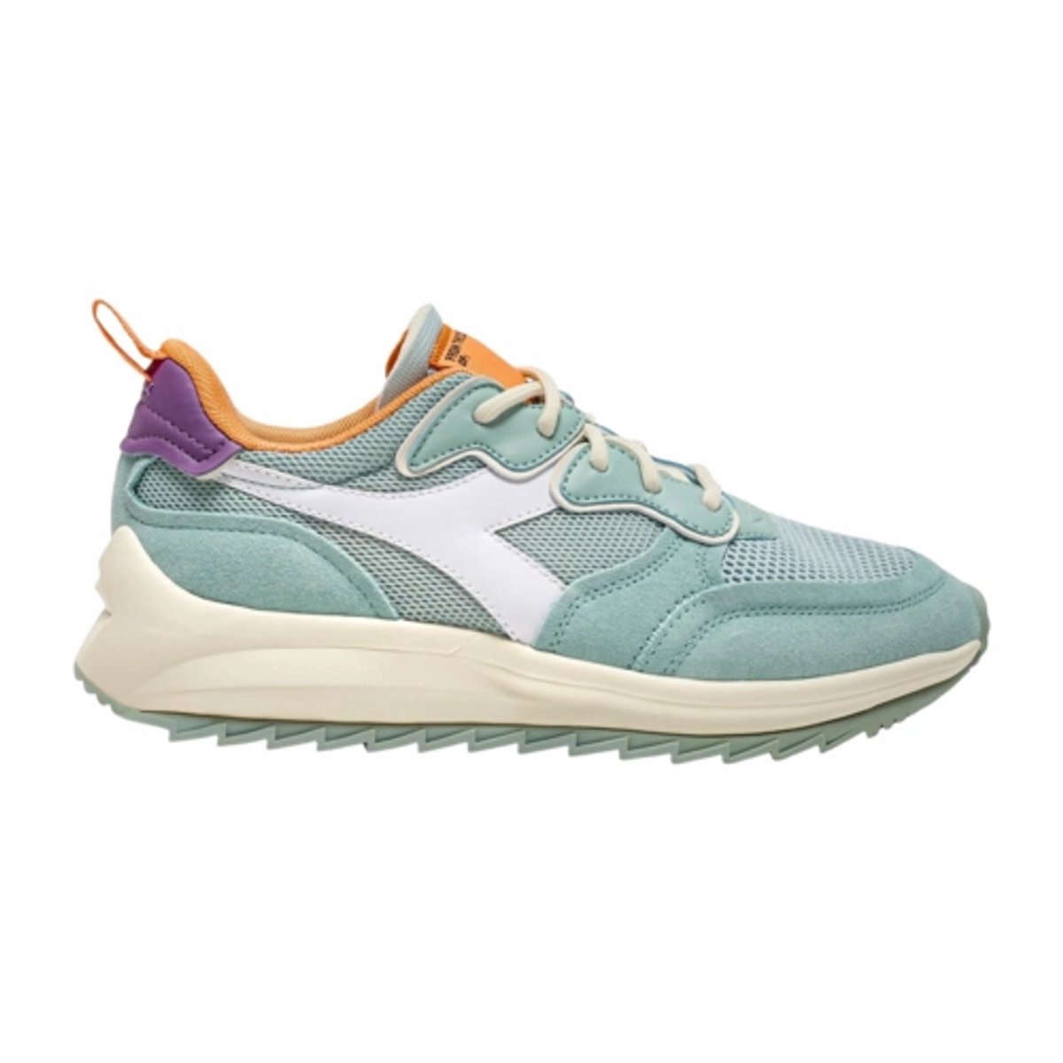 Diadora Women Jolly Suede Mesh Arctic Ice Whisper White
