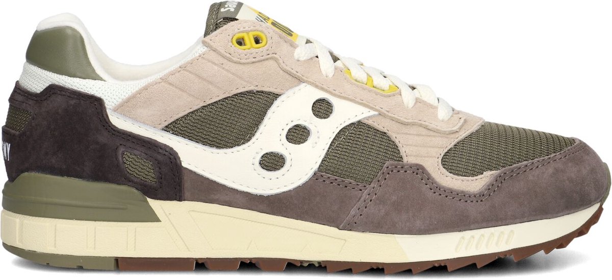 Saucony Shadow 5000 M Sneakers Leer Heren Bruin