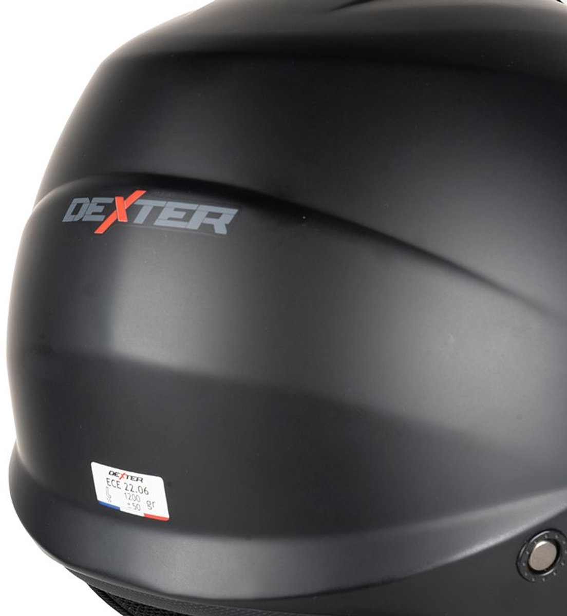 MOTOBLOUZ ARKEON Scooterhelm - Motorhelm - Jet Helm voor Vespa, Scooter, Motor Brommer & Snorfiets - Zwarte mat - M – foto 5