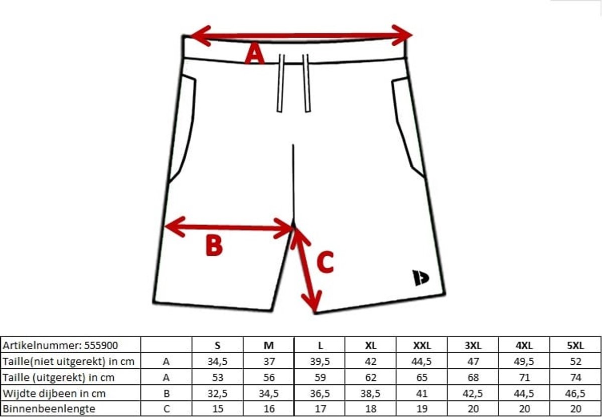 2 - Pack Donnay - Sport/Zwemshort (Toon) - Sportbroek - Heren - Sea blue/Grass green (667) — afbeelding 4